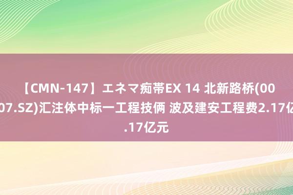 【CMN-147】エネマ痴帯EX 14 北新路桥(002307.SZ)汇注体中标一工程技俩 波及建安工程费2.17亿元