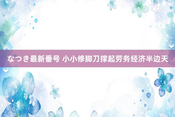 なつき最新番号 小小修脚刀撑起劳务经济半边天
