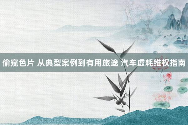偷窥色片 从典型案例到有用旅途 汽车虚耗维权指南